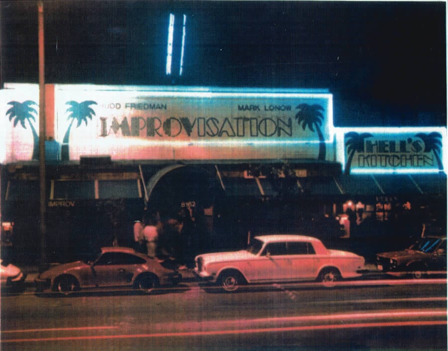 Improvisation LA exterior in the 1980s